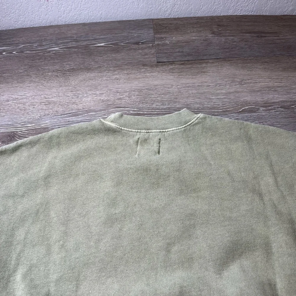 Billabong Sweatshirt Womens XS/S Green Butterfly Graphic Oversized Boho Pullover
